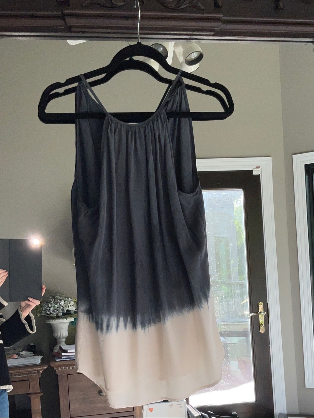 Fifteen Twenty Gray-to-White Ombre Sleeveless Camisole